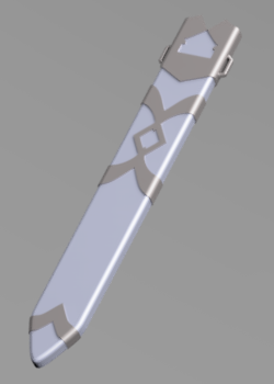 Goddess White Sword Scabbard - 3D Printing Files