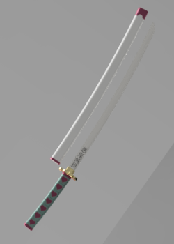 Mitsuri Katana & Scabbard - 3D Printing Files
