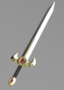 Fire Emblem Marth's Falchion Sword - 3D Printing Files